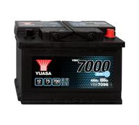Yuasa 75Ah Autobatterie 12V YBX7096 EFB Start-Stop Starterbatterie 65Ah 85Ah