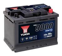 YUASA Autobatterie, Starterbatterie 12V 60Ah 640A 3.38L für HYUNDAI Ix20 I30 FIAT Punto Evo PEUGEOT Bipper KIA Picanto Pro Cee'd OPEL Ampera Ix35 RIO