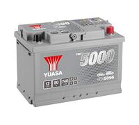 12V 80Ah 740A (EN) YBX 5000 Yuasa YBX5096 Silver High Performance Batterie