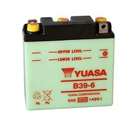 Batterie YUASA B39-6 (DC) offen ohne Saeure, 6V/7Ah/CCA:A (126x48x126mm)