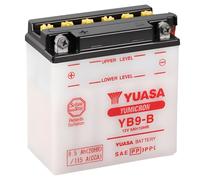 YUASA YB9-B Motorradbatterie ohne Batteriesäure