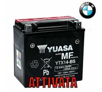 Yuasa Motorradbatt. YTX14BSCP 12V/12Ah