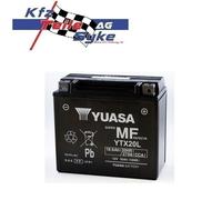 YUASA MOTORRAD BATTERIE YTX20L 12V 19AH AGM BATTERIE GESCHLOSSEN 175x87x155