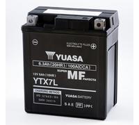 YUASA Starterbatterie 12V 6Ah 100A für SUZUKI HONDA YTX7L