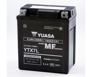 YUASA Starterbatterie AGM - Maintenance Free 12V, 6Ah, 100A ytx7l 12V 68Ah für HONDA Suzuki