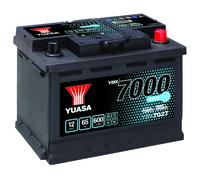 YUASA Starterbatterie AGM YBX7000 - EFB Start Stop Plus 12V 65Ah 600A ybx7027 68Ah für Ford Fiat LANCIA Citroën/Peugeot VW NISSAN DACIA VAG TOYOTA VA