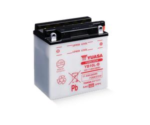 YUASA YB10L-B DC 12V 11,6Ah/C20 - 120A (EN) Motorradbatterie Anschlüsse: Vorne