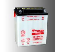 YUASA BATTERIE YB12AL-A offen ohne Saeure