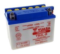 Yuasa, Fahrzeugbatterie, Motorradbatterie YB4LB DC 12 V (12 V, 4 Ah)