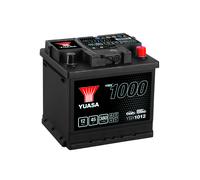 YUASA YBX1000 - SMF 12V 45Ah 380A Starterbatterie für SKODA MITSUBISHI VW ALFA ROMEO KIA DACIA SEAT AUDI TOYOTA MERCEDES-BENZ LANCIA OPEL BMW ROVER RE
