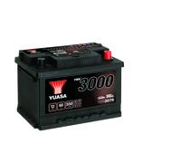 YUASA YBX3000 - SMF 12V 60Ah 550A Starterbatterie für VW ALFA ROMEO SUZUKI AUDI TOYOTA LANCIA JAGUAR VOLVO BMW OPEL NISSAN RENAULT CITROËN/PEUGEOT FIA