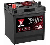 YUASA YBX3004 YBX3000 Starterbatterie 50Ah 12V 400A DIN/ISO D20 Kompatibel mit TOYOTA STARLET EP91, HONDA PRELUDE III BA, MAZDA B-Serie Pickup UN, MITSUBISHI COLT III C5A