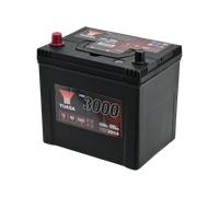 YUASA Autobatterie Asia 60Ah 500A 12V Starterbatterie Pluspol links YBX3014