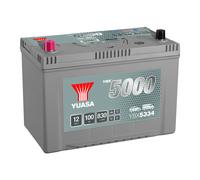 12V 100Ah 830A (EN) YBX 5000 Yuasa YBX5334 Silver High Performance Batterie