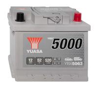 YUASA Autobatterie, Starterbatterie 12V 52Ah 520A L