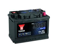 YUASA YBX9000 - AGM 12V 70Ah 760A Starterbatterie für SKODA VW KIA DACIA LAND ROVER AUDI MERCEDES-BENZ JAGUAR ROLLS-ROYCE PORSCHE VOLVO BMW NISSAN OPE