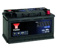 12V 80Ah 800A (EN) YBX9115 Yuasa YBX9000 AGM Start Stop Plus AGM Starterbatterie