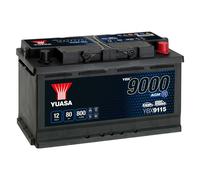 YUASA YBX9115 Starterbatterie 12V 80Ah 800A (EN) AGM Start-Stop Plus