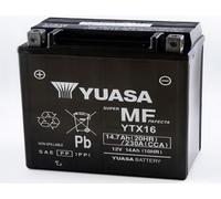 12V 14Ah 230A Yuasa YTX16 / YTX16-BS AGM Motorradbatterie