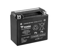 Yuasa YTX20H-BS AGM Batterie 12V 18 AH CP - Einbaufertig (TX20H NTX20H)