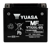 YUASA YTX20L-BS Motorradbatterie 12V 18Ah AGM VRLA wartungsfrei