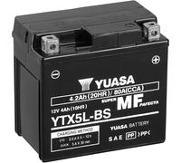 Yuasa YTX5L Batterie 12V 4AH für: AGM für Motorräder Aprilia Atlantic SR Scarabe