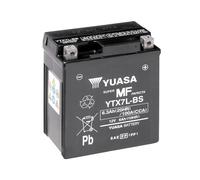 Yuasa YTX7L-BS BTX7L-BS Batterie 12V Schwarz 6,3Ah 113x70x130mm