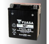YUASA YTX7L-BS Motorradbatterie 12V 6Ah AGM VRLA wartungsfrei