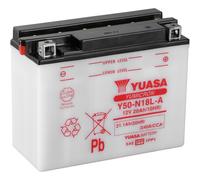 YUASA YuMicron Y50-N18L-A Batterie 12V/20AH für Motorräder und Schneemobile Yama