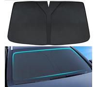 YUEGOO Auto Sonnenschutz für Frontscheiben für Cupra Formentor 2020-2024, Faltbar Auto Sonnenblende Windschutzscheibe Innen UV-Schutz Frontscheibenabdeckung,A/Black