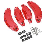 YUEHISY 4PCS Auto Bremssattel Abdeckung Aluminium Legierung Scheibenbremse Schutz für Modell 3 18 19 Zoll Räder 2017-2023 (Rot)