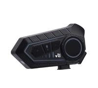 YUEHISY Gegensprechanlage für Motorradhelme, Bluetooth 6.0, 2-Wege-Gespräch, IPX6 Wasserdicht, Mikrofon mit Geräuschunterdrückung, RGB-Lichter, Sprachassistent, Zum Skifahren