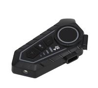 YUEHISY Helm-Bluetooth-Headset, 2-Wege-Gegensprechanlage mit RGB-Lichtern, Soundassistent, Automatische Anrufannahme, Nacht-LED, Wasserdicht, für Integral-Retro-Helme