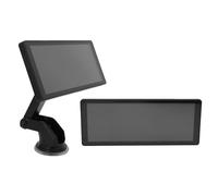YUEHISY Tragbarer 10,2-Zoll-Autobildschirm, Kabellose Smartphone-Integration, FM-Transmitter, Bluetooth-Sprachsteuerung, Plug & Play-Touch-Display, für die Fahrnavigation (Desktop + Saugnapf)