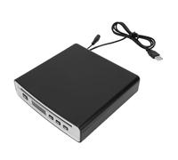 YUEHISY Tragbarer Auto-CD-Player, Externer USB/AUX-CD-Player, FM-Transmitter, Fernbedienung, für Autoradio-Stereoanlage, SUVs, Laptop, TV, PC