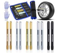 YUJUVI Radmontagehilfe Set Rad Montagehilfe Fixierbolzen 10 STK Kfz Werkzeug Set Radmontagewerkzeug Reifen Montagehilfe M12, M1, M14, M15 Radausrichtungsstift (Radmontagehilfe Set 10 STK)