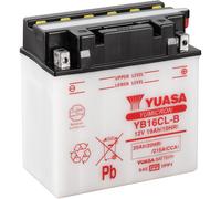 YuMicron-Batterie YUASA YB16 12V/19AH für Tourenräder und Schneemobile Bomba