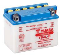 YuMicron-Batterie YUASA YB4L-B 12V/4AH für Geländefahrzeuge und Motorräder April