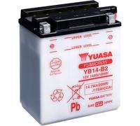 YuMicron YB14-B2 Batterie 12V/14AH - Leistungsstark für Motorräder und Offroad-F