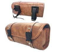 Yumneo Satteltaschen für Motorräder - Motorrad-Satteltaschen, Retro-, Leder-Aufbewahrungs-Organizer, wasserdicht, für Vorder- und Hinterrad, für Herren und Damen, Reisen, Outdoor, Radfahren