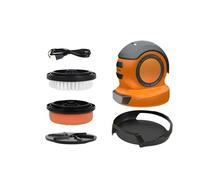 YUNGLOO Elektrischer Auto-Eiskratzer mit weicher Bürste und Wachspolierer für Winter-Windschutzscheiben-Wartung, ABS-Werkzeug, beheizter Windschutzscheiben-Enteiser