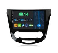 YUNTX 10.1 Zoll Android 14 Autoradio mit Navi Für Nissan X-Trail T32 Qashqai 2013-2021 | Octa Core | 6GB 128GB | Eingebaut 4G LTE | CarPlay & Android Auto | DSP | DAB | HDMI | Dual Band WiFi