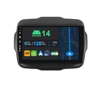 YUNTX 9 Zoll Android 14 Autoradio mit Jeep Renegade 2015-2018 | Octa Core | 6GB 128GB | Eingebaut 4G LTE | CarPlay&Android Auto | DSP | DAB | HDMI | Dual Band WiFi | Bluetooth