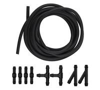 YUTOU 2 PCS 2m Scheibenwaschanlage Schlauch, Universal Wischwasserschlauch Reparaturset, Spritzwasserschlauch, Automotive Schlauch, Lsolierschlauch mit 8 Stück Schlauchverbinder