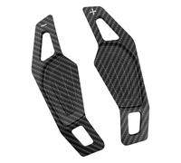 YWNYT 2 Stück Auto Schaltpaddel für Skoda 2020 Octavia A8 MK4 ENYAQ IV RS VRS VRS 2021 für Karoq für Kodiaq, Auto Lenkrad Schalthebel Verlängerung (Schwarz 2)