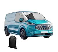 YWNYT Frontscheibenabdeckung für Ford Transit Custom 2012-2022, Abnehmbare Oxford & Baumwolle Verdickte Thermal Frontscheibenabdeckung Schnee-Abdeckung Sonnenschutz