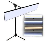 YXCMD Professionelles Dellenreparatur-Set mit LED-Panel - Lackfreie Beulenentfernung für Auto & SUV, 3-stufiges LED-Spiegelpaneel mit Höhenverstellbarem Ständer, Kfz-Werkstattausrüstung