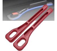 YYATT Autositz Lückenfüller für BMW 3er Touring E30 E36 E46 E91 F31 G21, Autositz Gap Stopper Sitzseite Auslaufsicherer Streifen Auto Innenraum Zubehör,C Red
