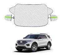 YYBCDSA Auto Winter Frontscheibenabdeckung, Für VW Crafter/Grand California 2018-2024 Magnetische Frontscheibenabdeckung,Faltbare,Gegen EIS, Frost, Abdeckplane Zubehör