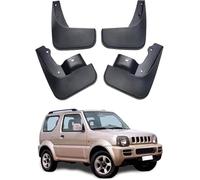 YYlong 4 Stück Auto Schmutzfänger für Suzuki Jimny 2005-2018 Spritzwassergeschützt Schlammklappe Vorne Hinten Kratzfest Schützt